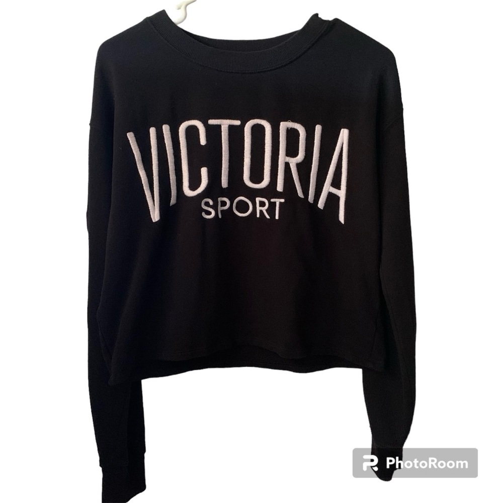 Victoria’s Secret Sport Embroidered Cropped Sweatshirt With Patch SMALL 2017